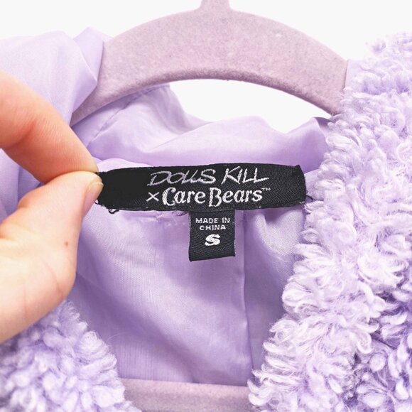 Dolls Kill x Care Bears Magic Warm Fuzzies Oversized Hoodie - Picture 2 of 9